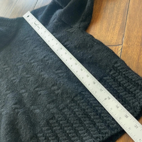 SERAC 100% Wool Black Chunky Sweater size M - Picture 15 of 16